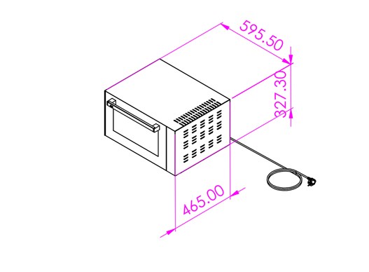 فر رومیزی برقی کن مدل جولیا پلاس (+JULIA)